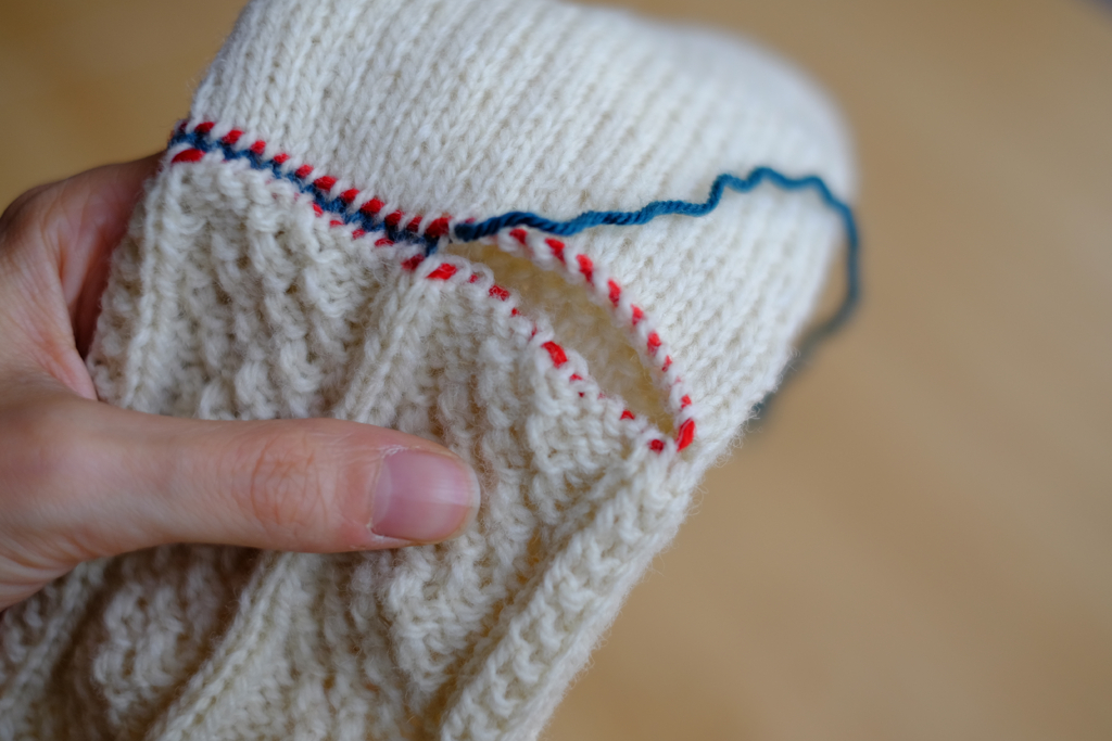aspen socks & legwarmers: making modifications & try on as you go ...