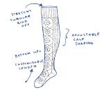 aspen socks & legwarmers: making modifications & try on as you go ...