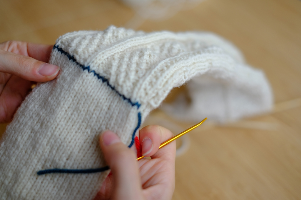 aspen socks & legwarmers: making modifications & try on as you go ...